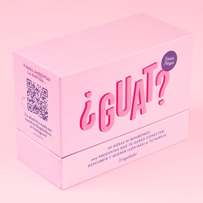 Imagen de la caja por delante del juego de mesa ¿Guat? Parejas